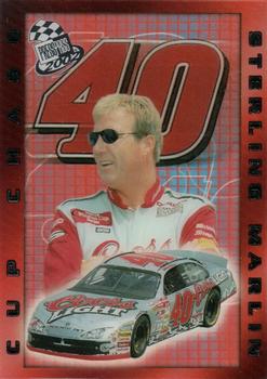 2002 Press Pass - Cup Chase Prizes #CC 14 Sterling Marlin Front
