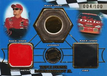 2002 Press Pass - Triple Burner #TB 1 Dale Earnhardt Jr. Front