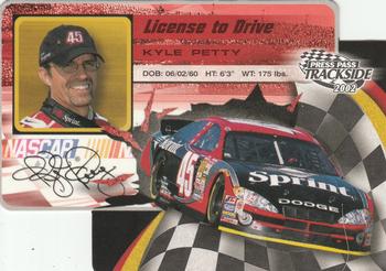 2002 Press Pass Trackside - License to Drive Die Cuts #LDP 26 Kyle Petty Front