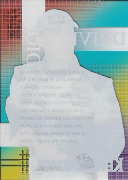 2002 Press Pass VIP - Driver's Choice Transparent #DC 7 Kevin Harvick Back