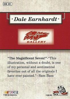 2003 Press Pass - Dale Earnhardt Sam Bass Gallery #DE 91 Dale Earnhardt Back