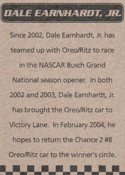 2004 Press Pass Nilla Wafers #NNO Dale Earnhardt Jr.'s Oreo Car Back
