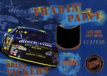 2004 Press Pass VIP - Tradin' Paint Bronze #TPT 16 Brian Vickers Front