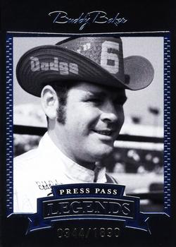 2005 Press Pass Legends - Blue #11B Buddy Baker Front