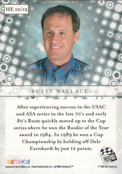 2005 Press Pass Legends - Heritage #HE 10 Rusty Wallace Back