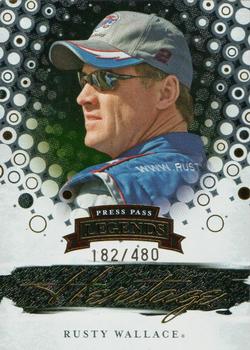 2005 Press Pass Legends - Heritage #HE 10 Rusty Wallace Front