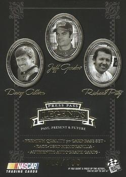 2005 Press Pass Legends - Holofoil #50H Davey Allison / Jeff Gordon / Richard Petty Front