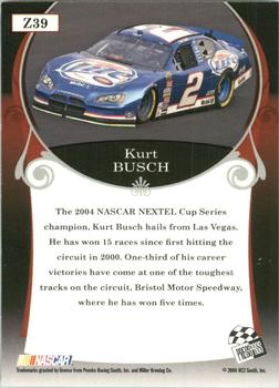 2006 Press Pass Legends - Bronze #Z39 Kurt Busch Back