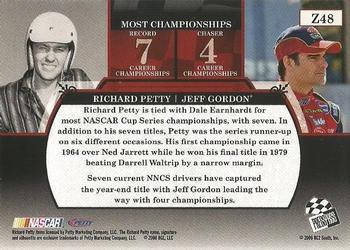 2006 Press Pass Legends - Bronze #Z48 Richard Petty/Jeff Gordon REC Champs Back