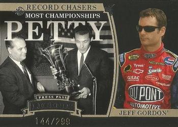 2006 Press Pass Legends - Gold #G48 Richard Petty/Jeff Gordon REC Champs Front