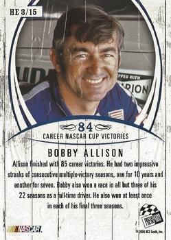 2006 Press Pass Legends - Heritage Silver #HE 3 Bobby Allison Back