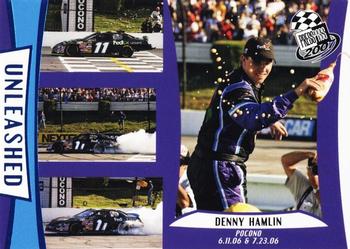 2007 Press Pass - Blue #B98 Denny Hamlin Front