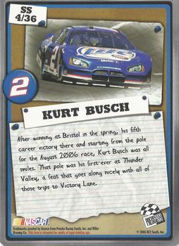 2007 Press Pass - Snapshots #SS 4 Kurt Busch Back