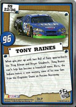 2007 Press Pass - Snapshots #SS 22 Tony Raines Back