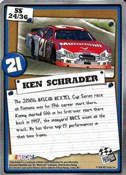 2007 Press Pass - Snapshots #SS 24 Ken Schrader Back