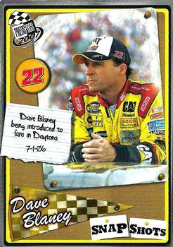 2007 Press Pass - Snapshots #SS 2 Dave Blaney Front