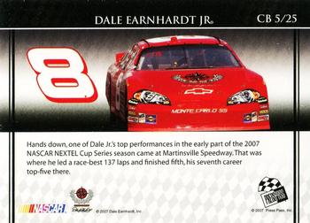2007 Press Pass Collector's Series Box Set #CB 5 Dale Earnhardt Jr. Back