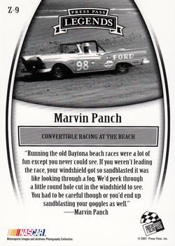 2007 Press Pass Legends - Bronze #Z-9 Marvin Panch Back