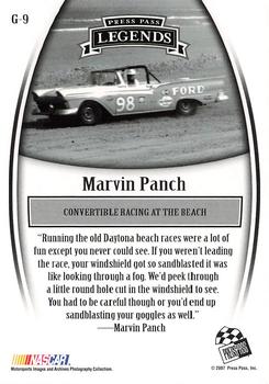 2007 Press Pass Legends - Gold #G-9 Marvin Panch Back
