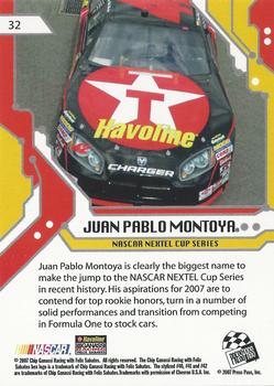 2007 Press Pass Stealth - Retail #32 Juan Pablo Montoya Back