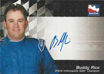 2007 Rittenhouse IRL - Autographs #NNO Buddy Rice Front