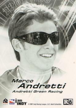 2007 Rittenhouse IRL - Shades of Victory #R8 Marco Andretti Back