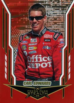 2008 Press Pass Stealth #9 Carl Edwards Front