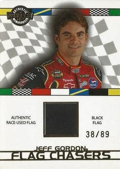 2008 Wheels High Gear - Flag Chasers Black #FC 3 Jeff Gordon Front