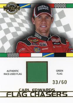 2008 Wheels High Gear - Flag Chasers Green #FC 7 Carl Edwards Front