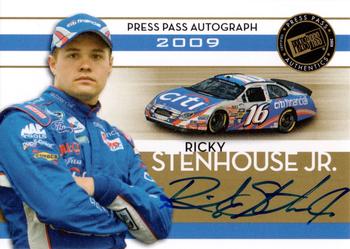 2009 Press Pass - Autograph Gold #NNO Ricky Stenhouse Jr. Front