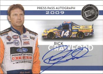 2009 Press Pass - Autograph Silver #NNO Rick Crawford Front