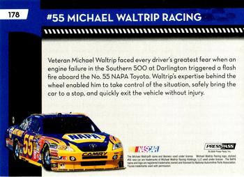 2009 Press Pass - Blue #178 Michael Waltrip's Car Back