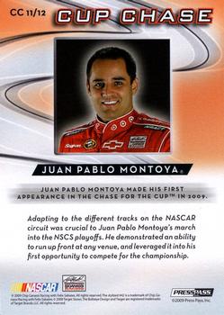 2009 Press Pass - Cup Chase Prizes #CC 11 Juan Pablo Montoya Back