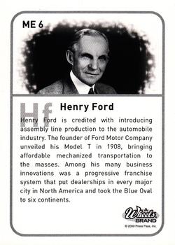 2009 Wheels Element - Missing Elements #ME 6 Henry Ford Back