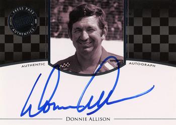 2009 Press Pass Legends - Autographs #NNO Donnie Allison Front