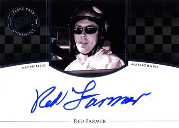 2009 Press Pass Legends - Autographs #NNO Red Farmer Front