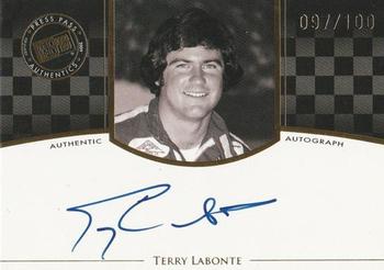 2009 Press Pass Legends - Autographs Gold #NNO Terry Labonte  Front