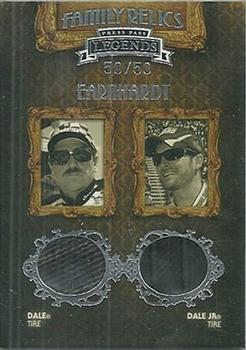 2009 Press Pass Legends - Family Relics Silver #FR-Ea3 Dale Earnhardt / Dale Earnhardt Jr. Front