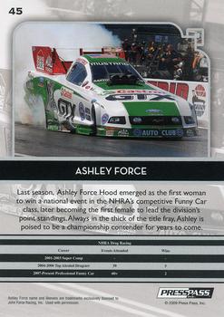 2009 Press Pass Legends - Holofoil #45 Ashley Force Hood Back