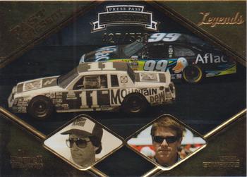 2009 Press Pass Legends - Past and Present #PP 7 Darrell Waltrip/Carl Edwards Front