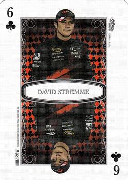 2009 Wheels Main Event - Playing Cards Blue #6♣ David Stremme Front
