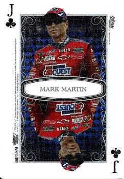 2009 Wheels Main Event - Playing Cards Blue #J♣ Mark Martin Front