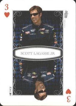 2009 Wheels Main Event - Playing Cards Red #3♥ Scott Lagasse Jr. Front