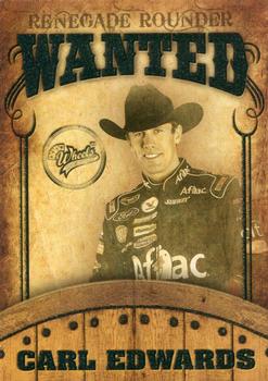 2009 Wheels Main Event - Renegade Rounders Wanted #RR 1 Carl Edwards Front