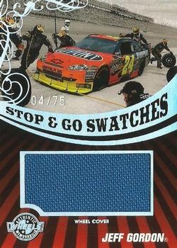 2009 Wheels Main Event - Stop and Go Swatches-Wheel Cover-Holofoil #SGW-JG Jeff Gordon Front