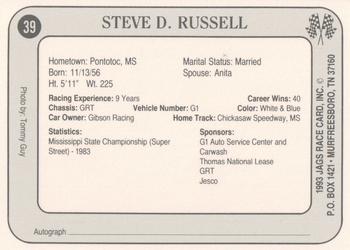 1993 Jags #39 Steve D. Russell Back