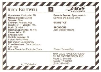 1994 Jags #8 Rudy Boutwell Back