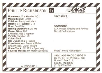 1994 Jags #47 Phillip Richardson Back