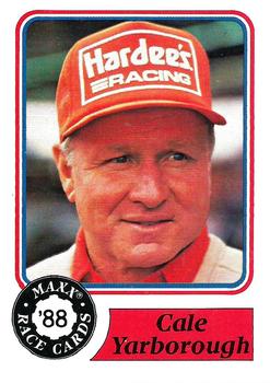 1988 Maxx #90 Cale Yarborough Front