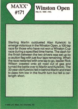 1989 Maxx #171 Winston Open Back